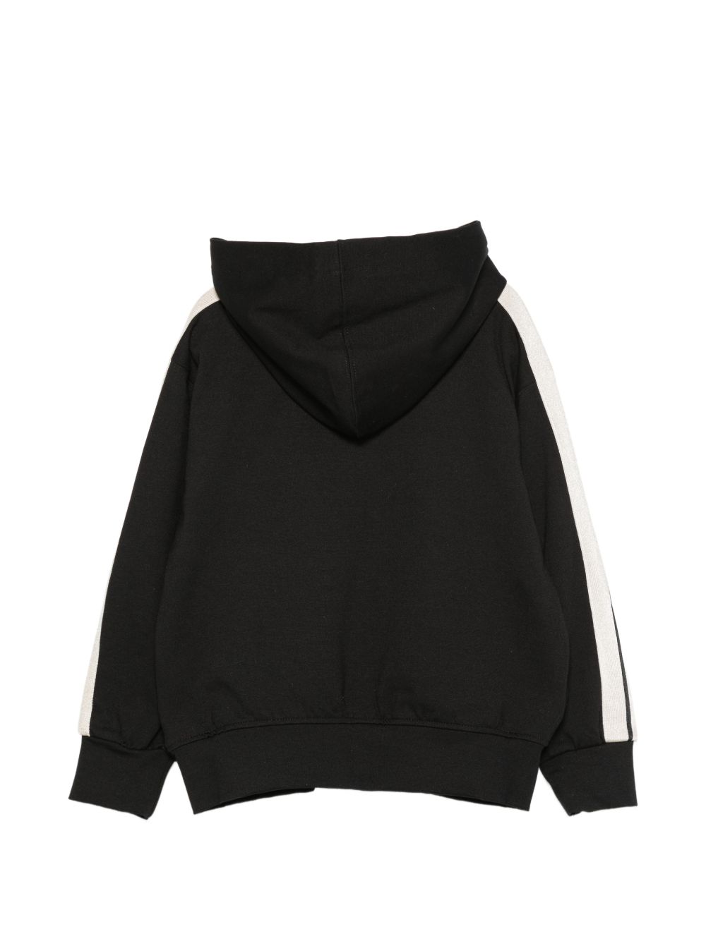 Felpa per bambino Palm Angels Kids nera con bande laterali F6PAJBZH019 110 PALM ANGELS KIDS 