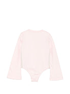 Body per bambina Palm Angels Kids rosa con maniche larghe F6PAJGBY042 042 PALM ANGELS KIDS 