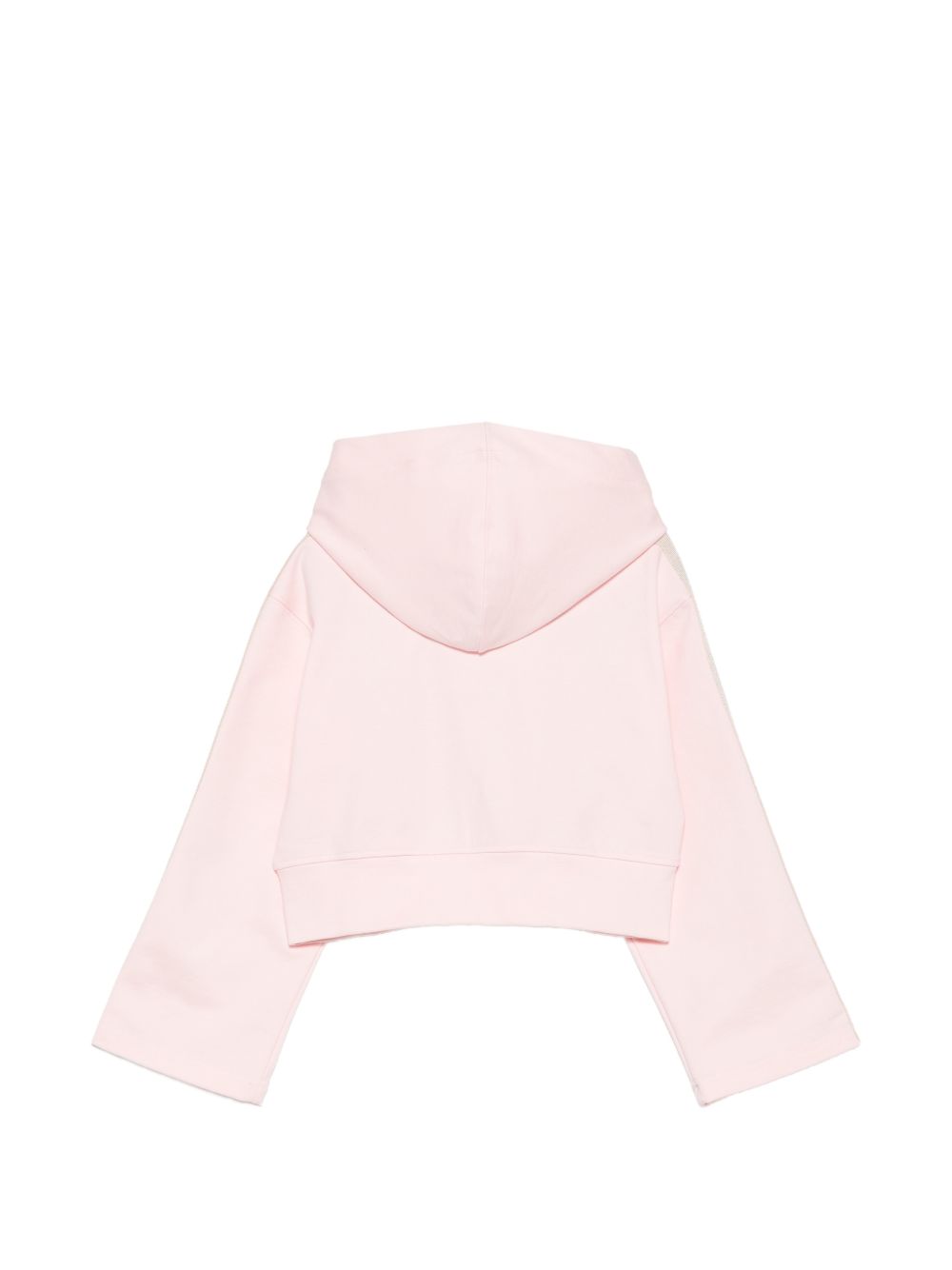 Felpa per bambina Palm Angels Kids rosa con dettagli strisce a contrasto F6PAJGHS039 042 PALM ANGELS KIDS 