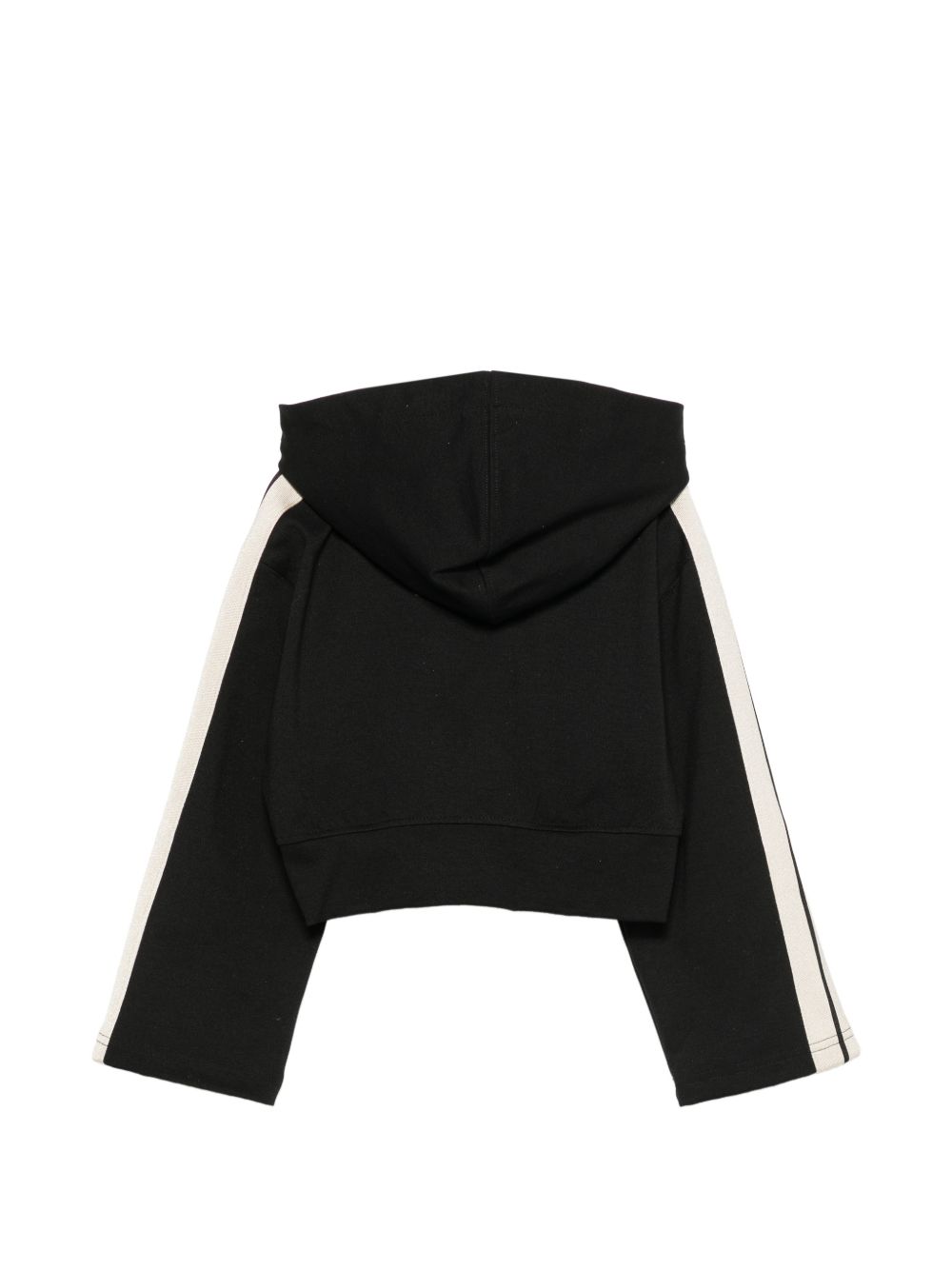 Felpa per bambina Palm Angels Kids nera con stampa logo sul davanti F6PAJGHS039 110 PALM ANGELS KIDS 