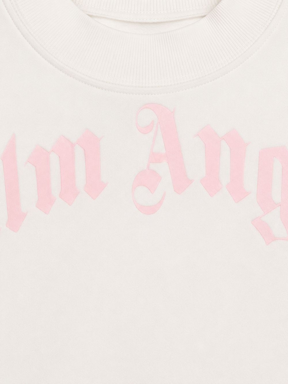Felpa per bambina Palm Angels Kids rosa con logo sul davanti F6PAJGSW033 412 PALM ANGELS KIDS 