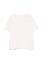 T-shirt per bambina Palm Angels Kids rosa con dettaglio logo F6PAJGTH034 042 PALM ANGELS KIDS 