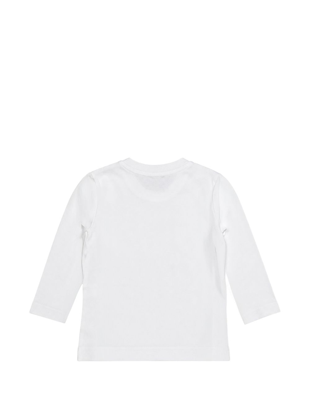 T-shirt a maniche lunghe per neonato Palm Angels Kids bianca con logo F6PANBTH179 412 PALM ANGELS KIDS 