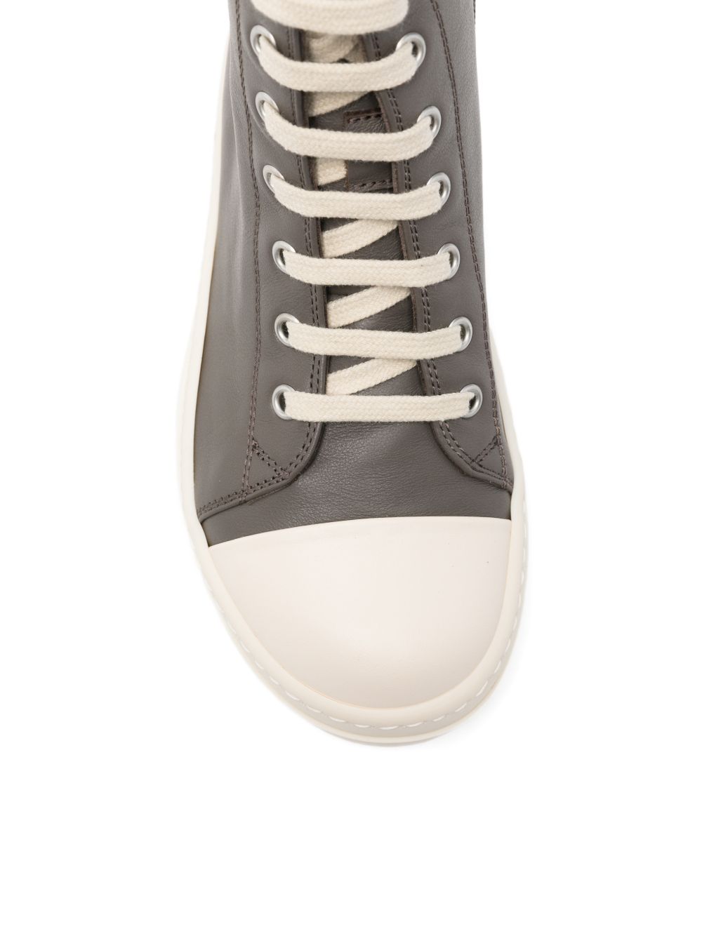 Sneakers per bambini Rick Owens Kids grigie con chiusura con lacci BG02F7895LMU 2811 RICK OWENS KIDS 
