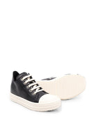 Sneakers per bambini Rick Owens Kids nere con chiusura frontale con lacci BG02F7899LMU 911 RICK OWENS KIDS 