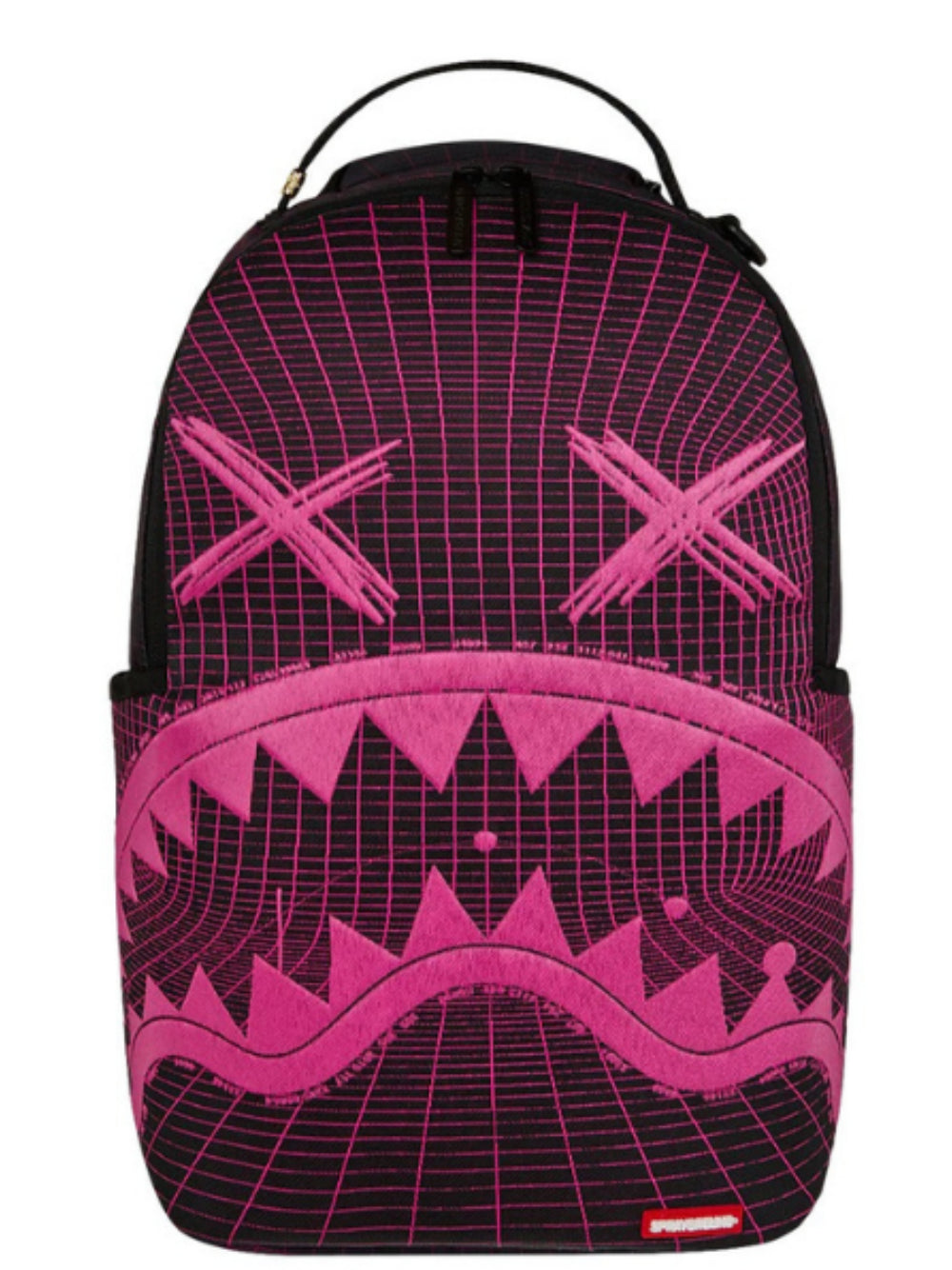 Zaino Vaporwave Fiber Optic per bambini Sprayground Kids rosa con scomparto separato per laptop in velluto 910B8377 NSZ SPRAYGROUND KIDS 