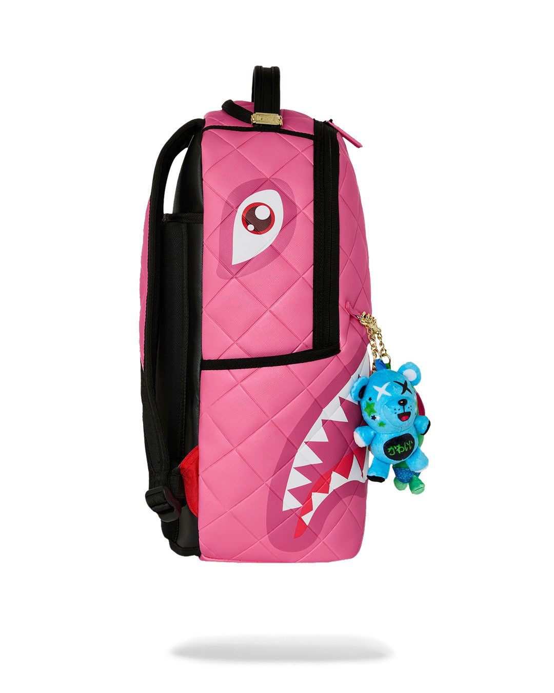 Zaino Kawaii Dangles (Plush Charms) per bambini Sprayground Kid rosa con tasca portaoggetti con cerniera 910B8398 NSZ SPRAYGROUND KIDS 