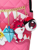 Zaino Kawaii Dangles (Plush Charms) per bambini Sprayground Kid rosa con tasca portaoggetti con cerniera 910B8398 NSZ SPRAYGROUND KIDS 