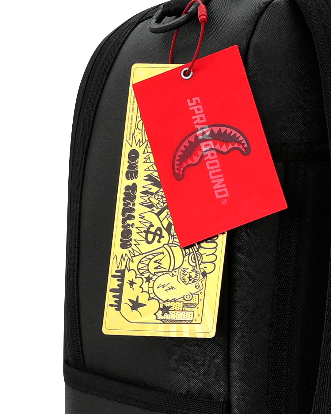 Zaino Shark Central Bubbly Back per bambini Sprayground Kids nero con Stampa Shark sul davanti 910B8727 NSZ SPRAYGROUND KIDS 
