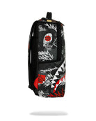 Zaino Tagged Up per bambini Sprayground Kid nero con tasca frontale con rilievo 910B8874 NSZ SPRAYGROUND KIDS 