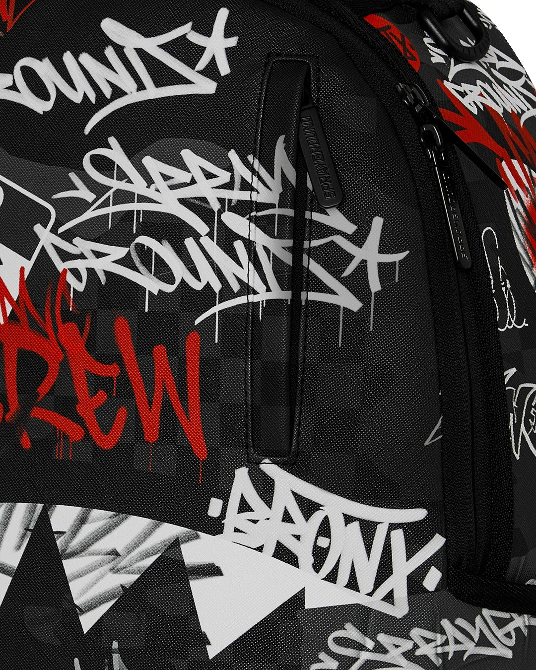 Zaino Tagged Up per bambini Sprayground Kid nero con tasca frontale con rilievo 910B8874 NSZ SPRAYGROUND KIDS 