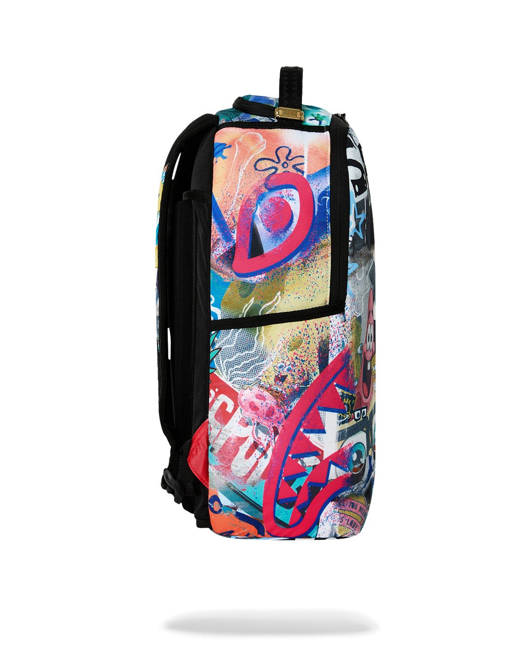 Zaino Spongebob Graffiti Wall per bambini Sprayground Kid multicolore con stampa Spongebob 910B8875 NSZ SPRAYGROUND KIDS 