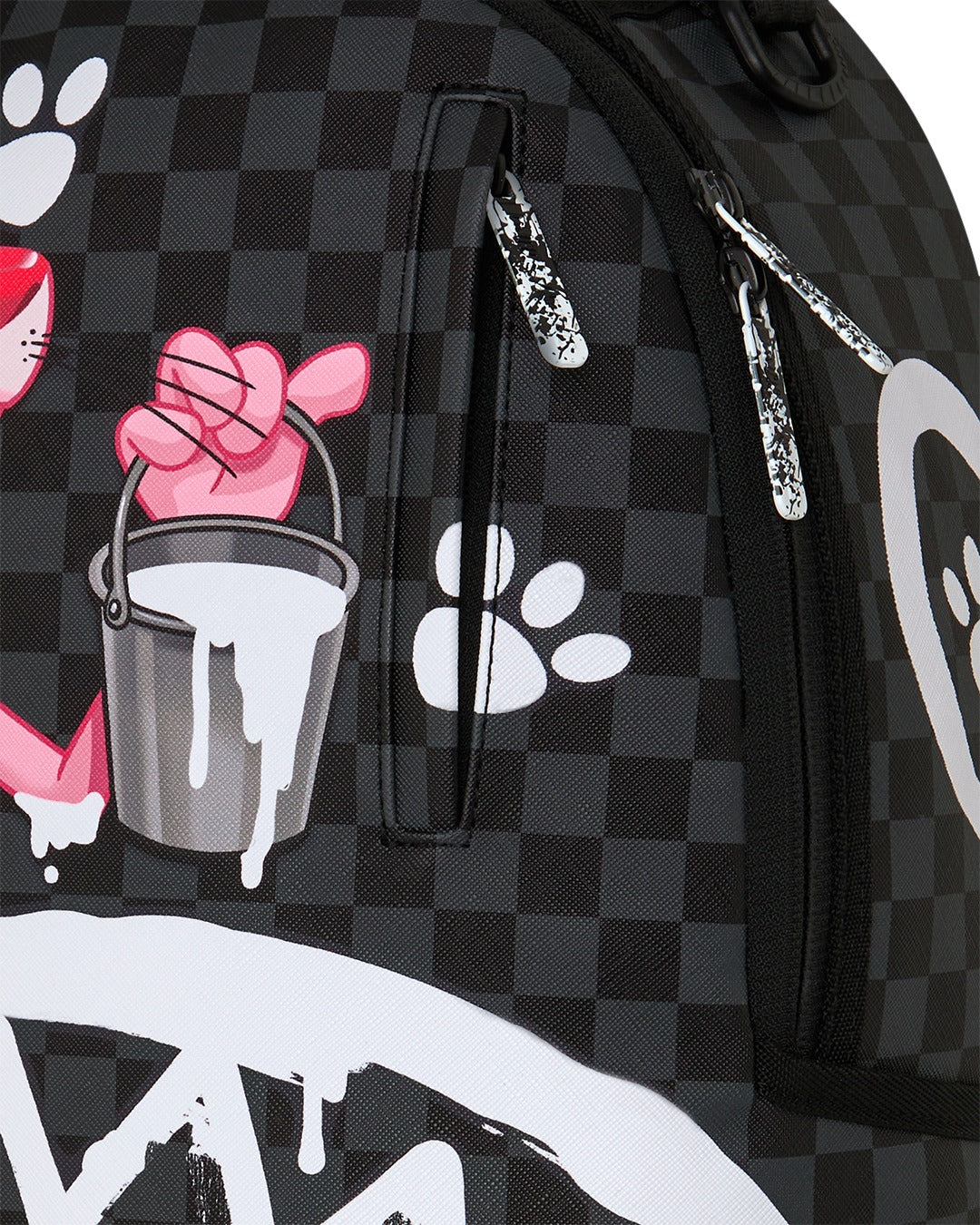 Zaino Pink Panther Painting per bambini Sprayground Kid multicolore con stampa Pantera Rosa 910B9031 NSZ SPRAYGROUND KIDS 