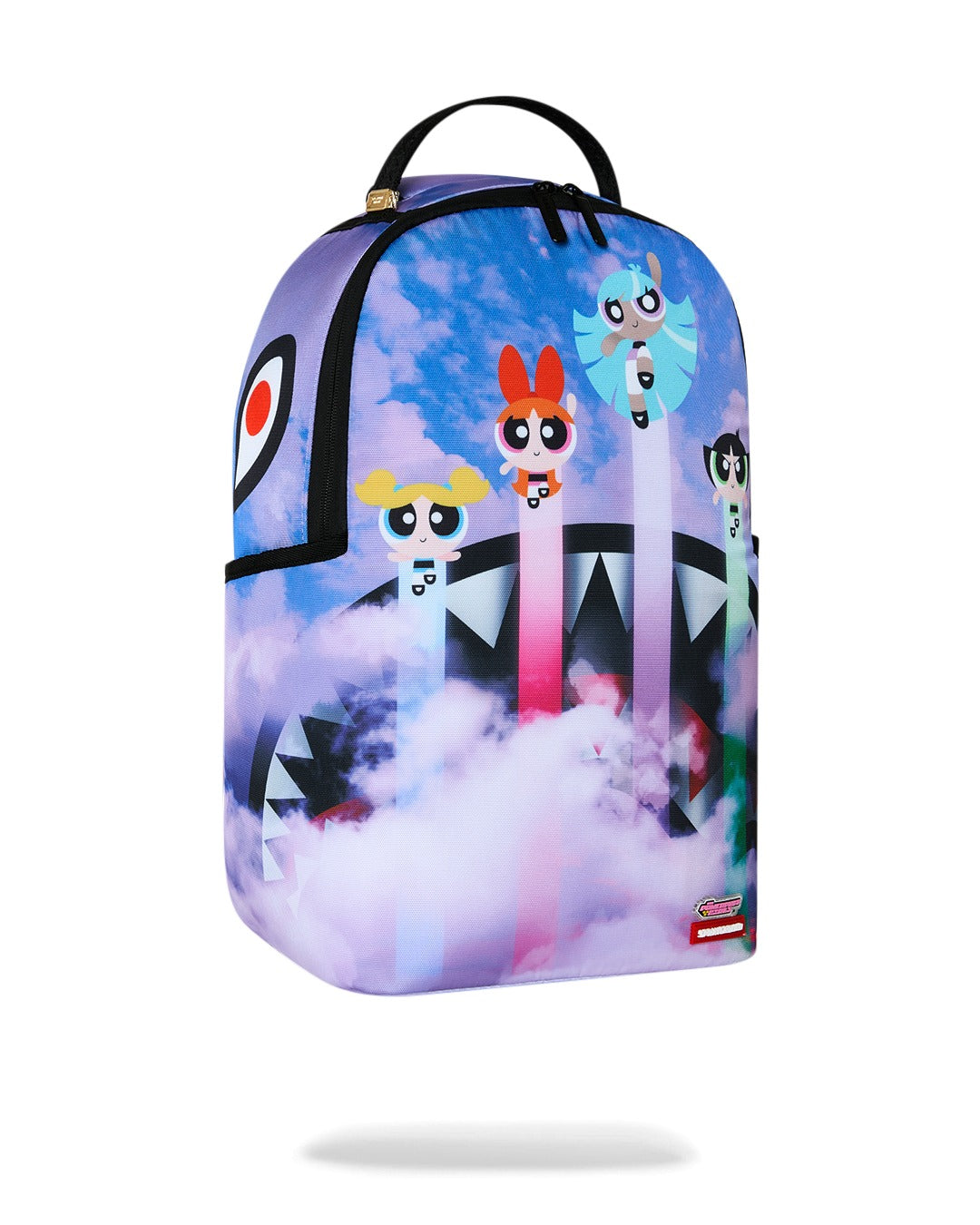 Zaino Powerpuff Girls Cloudy per bambina Sprayground Kids viola con stampa Superchicche all-over 910B9061 NSZ SPRAYGROUND KIDS 