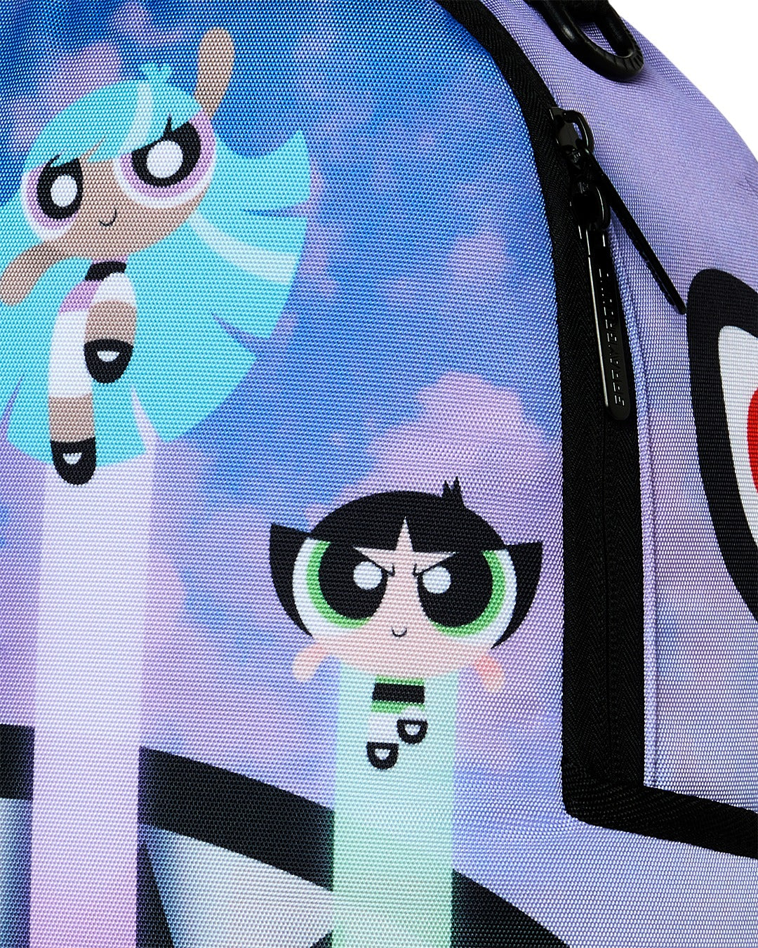 Zaino Powerpuff Girls Cloudy per bambina Sprayground Kids viola con stampa Superchicche all-over 910B9061 NSZ SPRAYGROUND KIDS 