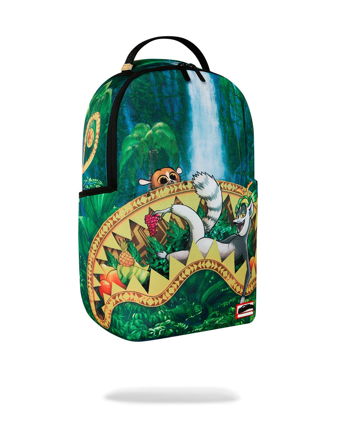 Zaino Madagascar King Julien Chillin per bambini Sprayground Kids multicolore con stampa grafica Madagascar 910B9064 NSZ SPRAYGROUND KIDS 
