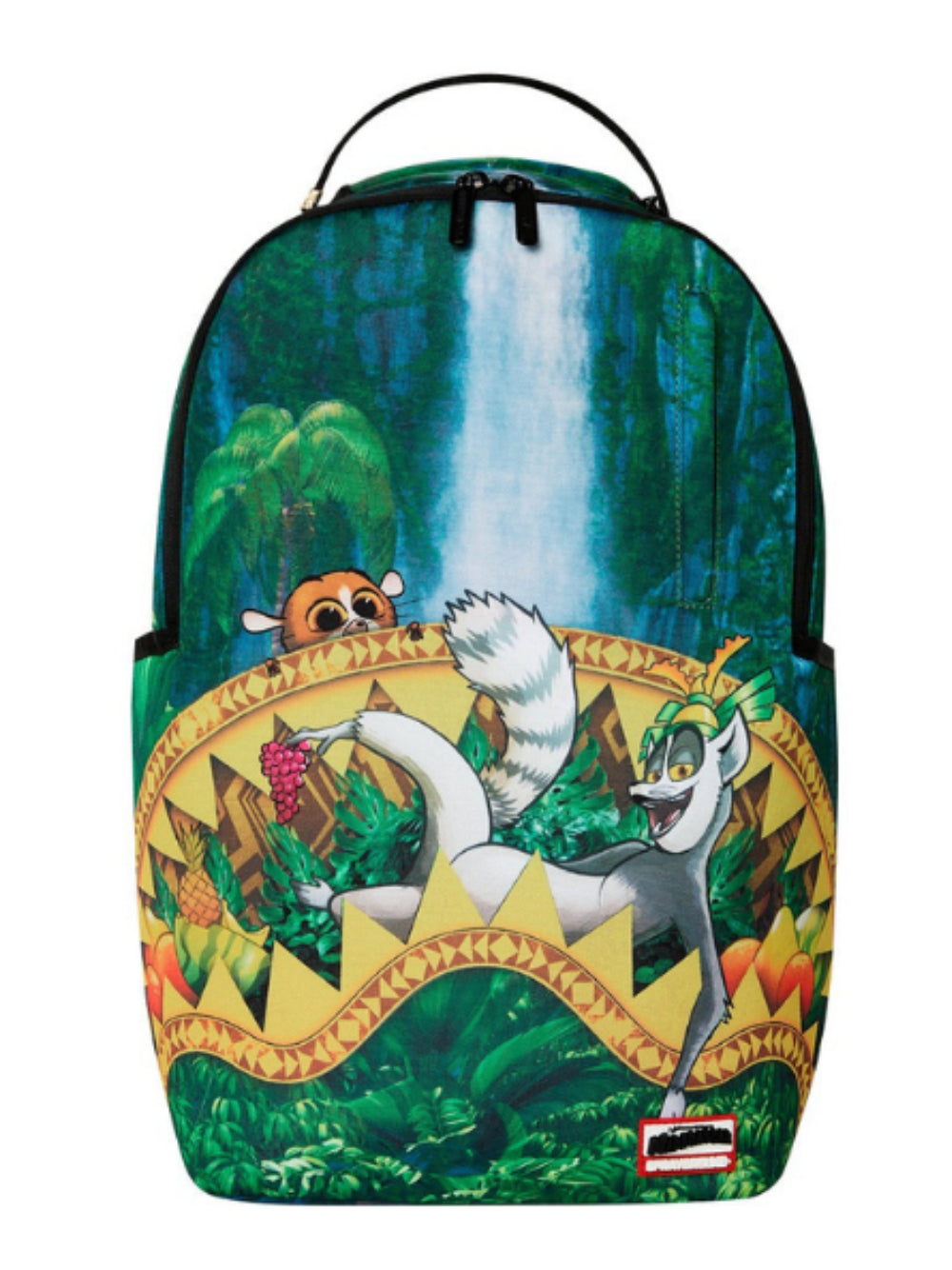 Zaino Madagascar King Julien Chillin per bambini Sprayground Kids multicolore con stampa grafica Madagascar 910B9064 NSZ SPRAYGROUND KIDS 