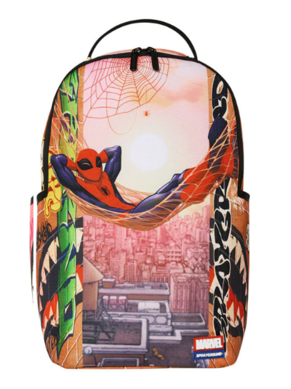 Zaino Marvel Spirderman Web Hammock per bambini Sprayground Kids multicolore con stampa grafica Spiderman 910B9141 NSZ SPRAYGROUND KIDS 