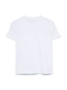 T- shirt per bambino Stone Island Kids bianca a girocollo L2S162100003S0047 V0001 STONE ISLAND KIDS 