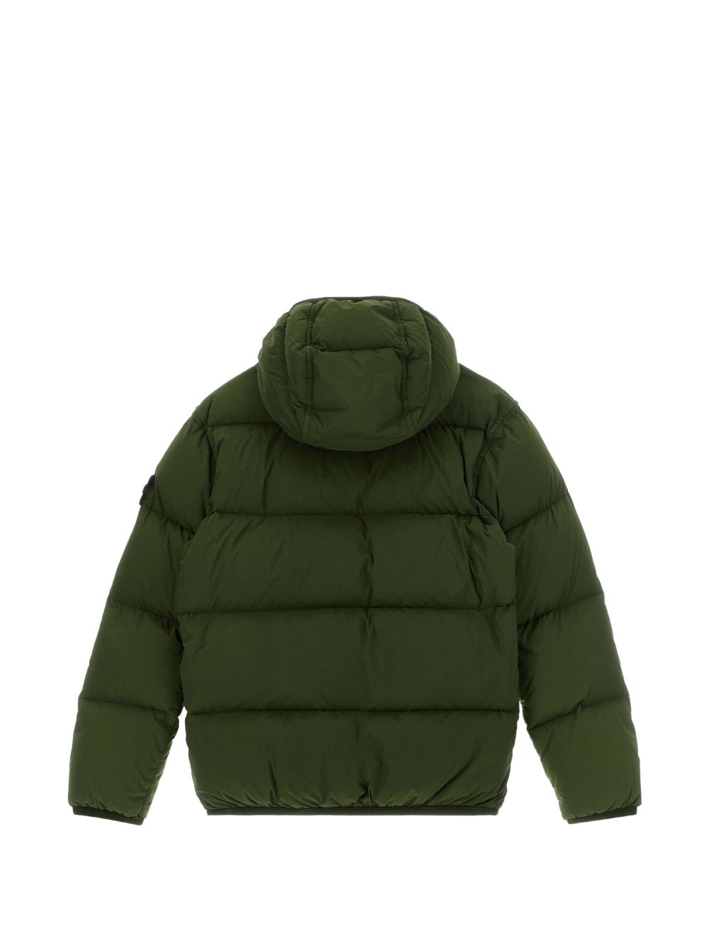 Giacca trapuntata per bambino Stone Island Junior verde logo L2S164100004S0028 V005G STONE ISLAND KIDS 