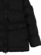 Giubbino per bambino Stone Island Kids nero con trama imbottita L2S164100012S0A23 V0029 STONE ISLAND KIDS 