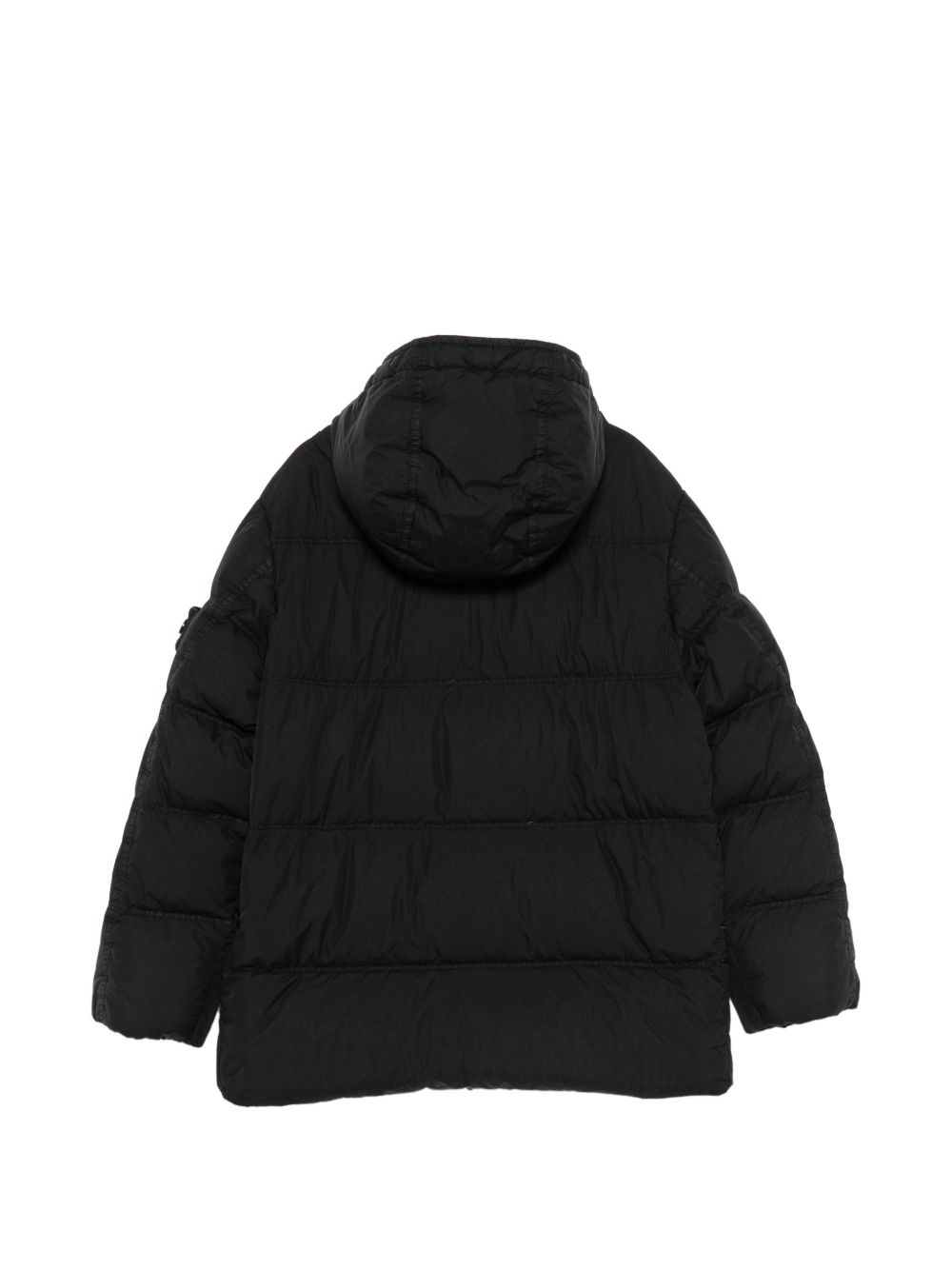 Giubbino per bambino Stone Island Kids nero con trama imbottita L2S164100012S0A23 V0029 STONE ISLAND KIDS 