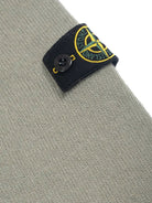 Maglione per bambino Stone Island Kids verde con applicazione con logo L2S165100002S00M1 V0055 STONE ISLAND KIDS 