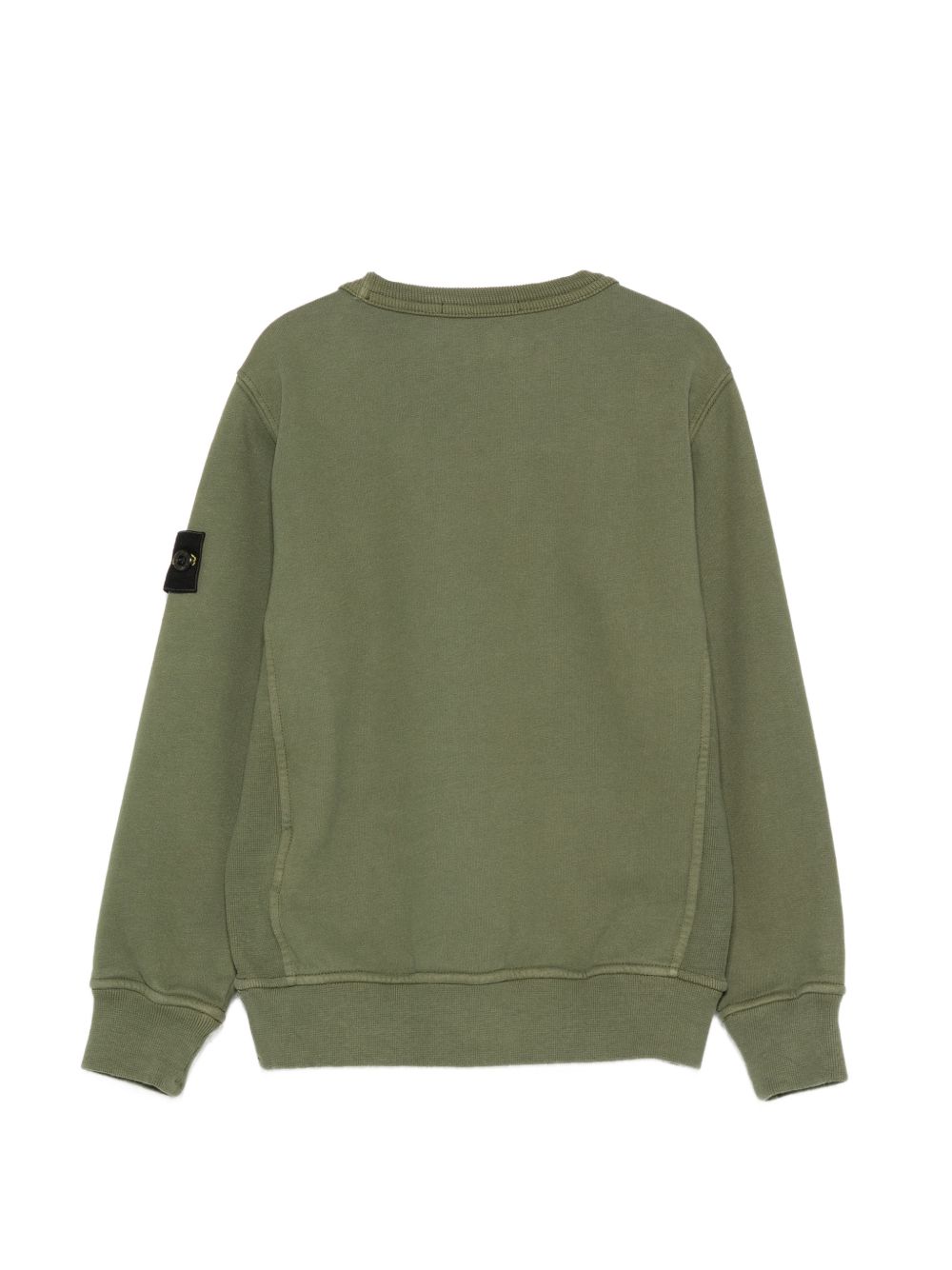 Felpa per bambino Stone Island Kids verde con distintivo Compass L2S166100001S0A20 V005G STONE ISLAND KIDS 