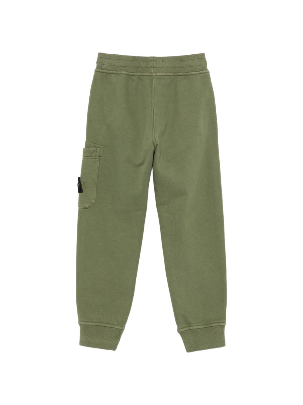 Pantaloni cargo per bambino Stone Island Kids verde con applicazione sulla gamba L2S166200002S0A20 V005G STONE ISLAND KIDS 