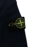 Completo tre pezzi per neonato Stone Island Junior blu con scollo a V L2S16M200001S0M10 V0020 STONE ISLAND KIDS 
