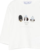 T-shirt per neonato Tartine & Chocolat bianco con stampa grafica CD10031 13 TArtine & Chocolat KIDS 