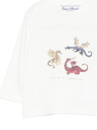 T-shirt per neonato Tartine & Chocolat bianca con stampa grafica CD10031 39 TArtine & Chocolat KIDS 