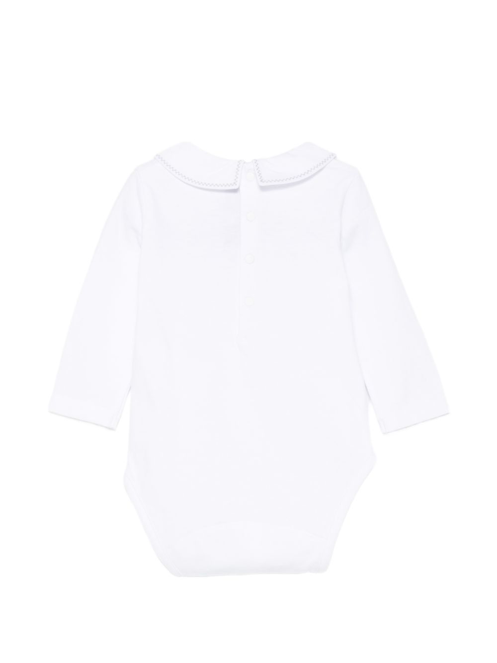 Tutina per neonato Tartine & Chocolat bianca con colletto ricamato CD11011 01 TArtine & Chocolat KIDS 
