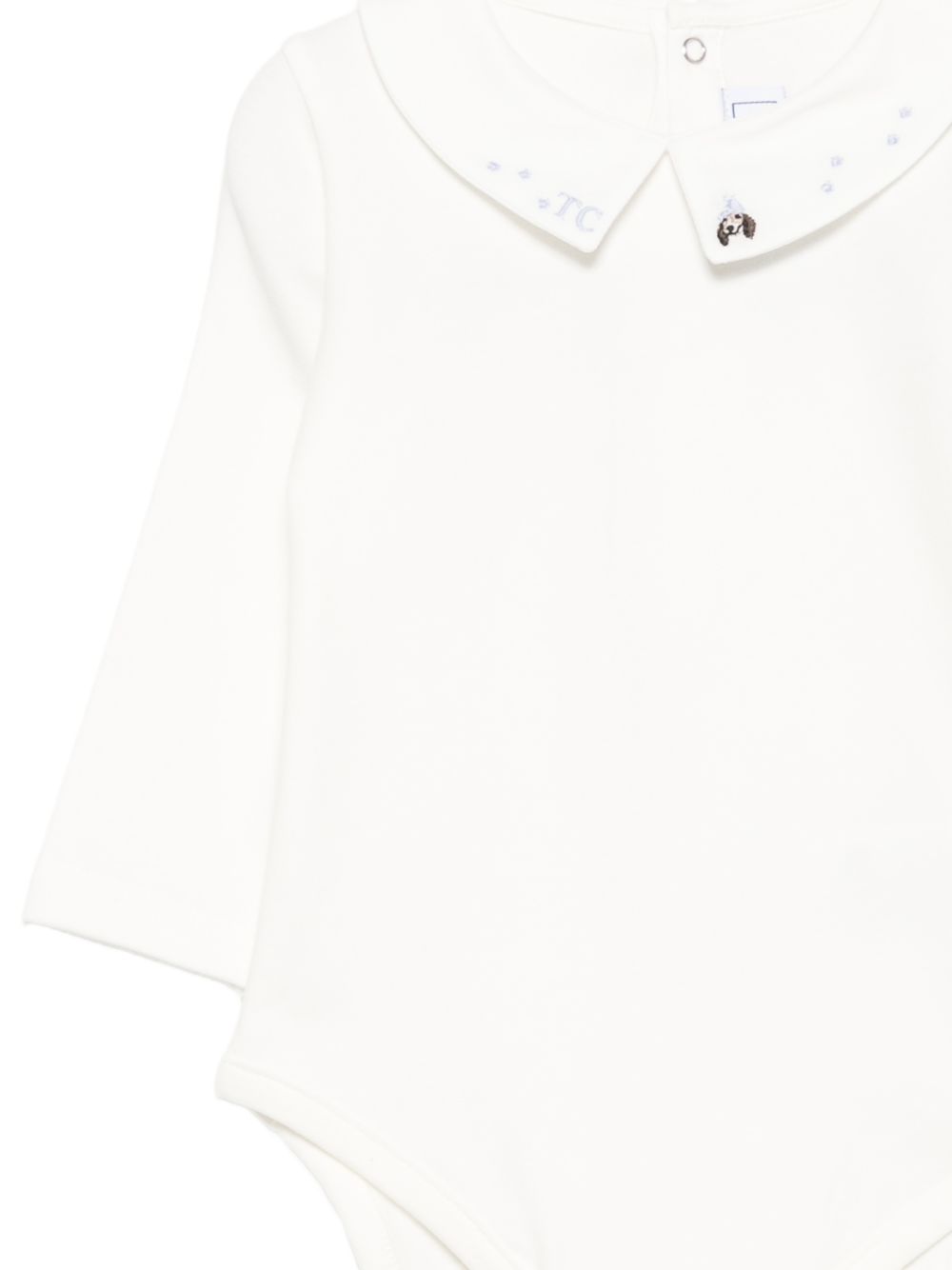 Tutina per neonato Tartine & Chocolat bianca con colletto ricamato CD11041 40 TArtine & Chocolat KIDS 