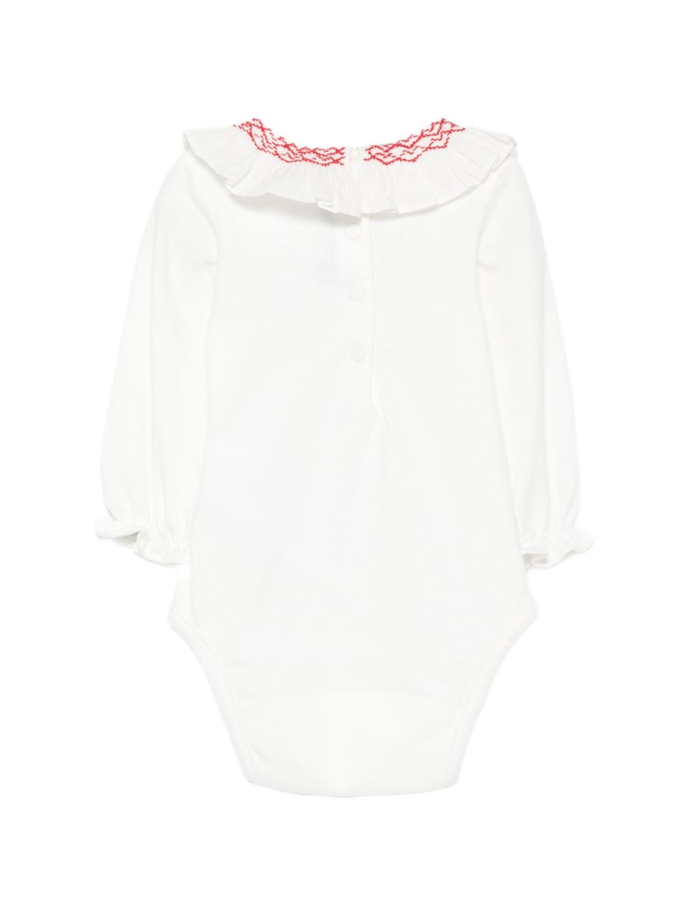 Tutina per neonata Tartine & Chocolat bianca con colletto ricamato CD11071 13 TArtine & Chocolat KIDS 