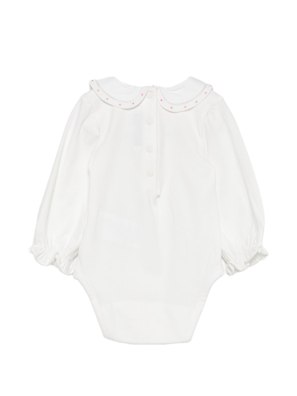 Tutina per neonata Tartine & Chocolat bianca con colletto ricamato CD11081 33 TArtine & Chocolat KIDS 