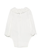 Tutina per neonata Tartine & Chocolat bianca con colletto ricamato CD11101 13 TArtine & Chocolat KIDS 