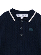 Maglione per neonato Tartine & Chocolat blu con lavorazione a trecce CD18041 04 TArtine & Chocolat KIDS 