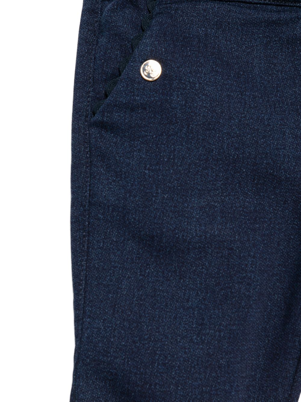 Jeans per neonata Tartine Et Chocolat in denim con ruches CD22061 04 TArtine & Chocolat KIDS 