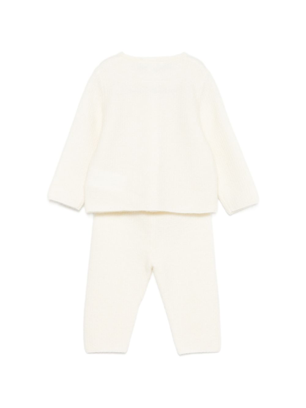 Set due pezzi per neonati Tartine & Chocolat Kids bianco con design lavorato a maglia CD36070 13 TArtine & Chocolat KIDS 