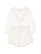 Set blusa e tutina per neonata Tartine Et Chocolat Kids bianco con colletto alla Peter Pan CD37000 13 TArtine & Chocolat KIDS 