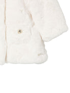 Cappotto per neonata Tartine Et Chocolat Kids bianca in pelliccia sintetica CD44001 13 TArtine & Chocolat KIDS 