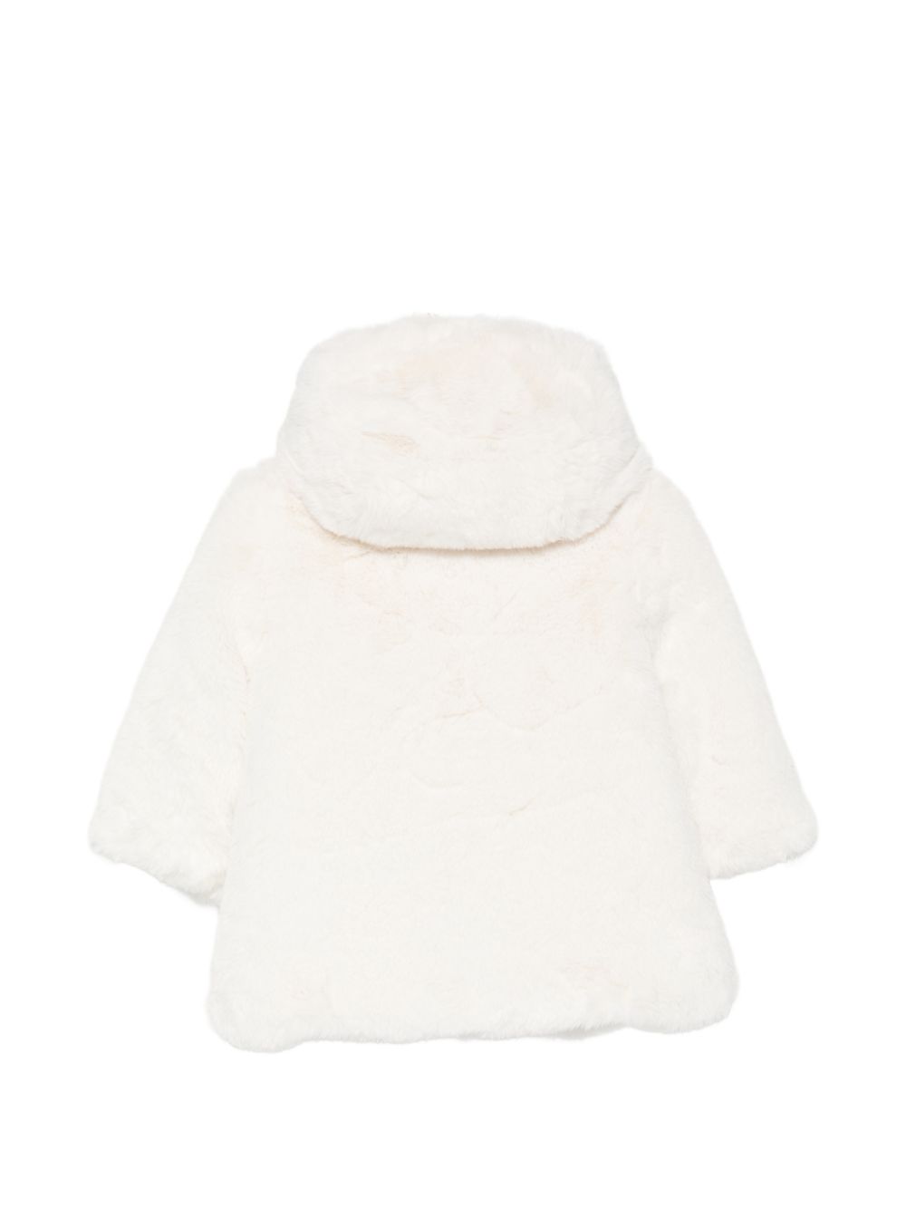 Cappotto per neonata Tartine Et Chocolat Kids bianca in pelliccia sintetica CD44001 13 TArtine & Chocolat KIDS 