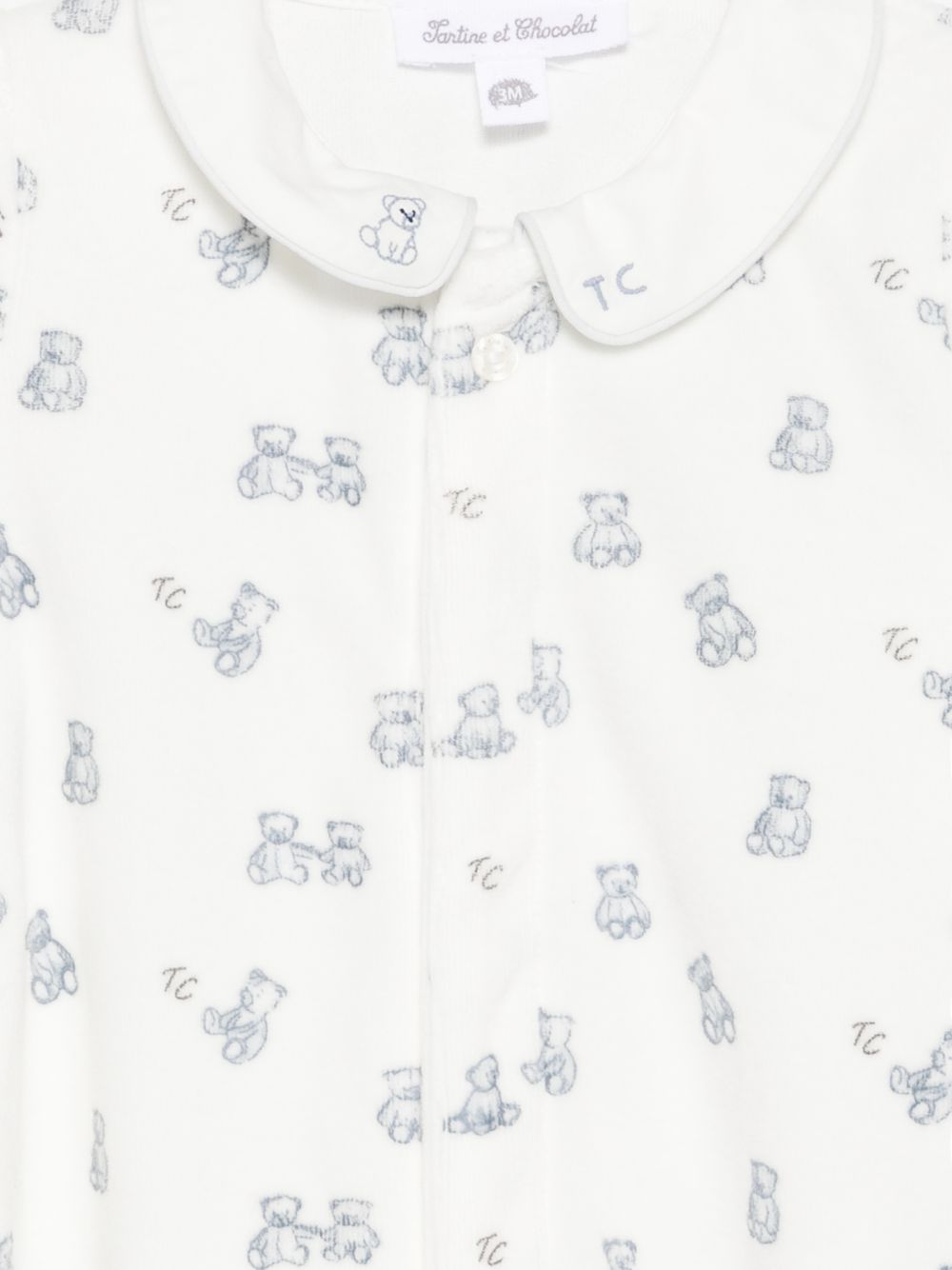 Tutina per neonati Tartine Et Chocolat Kids bianca con stampa Teddy Bear CD54030 13 TArtine & Chocolat KIDS 