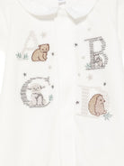 Tutina per neonati Tartine Et Chocolat Kids bianca con animali ricamati CD54060 13 TArtine & Chocolat KIDS 