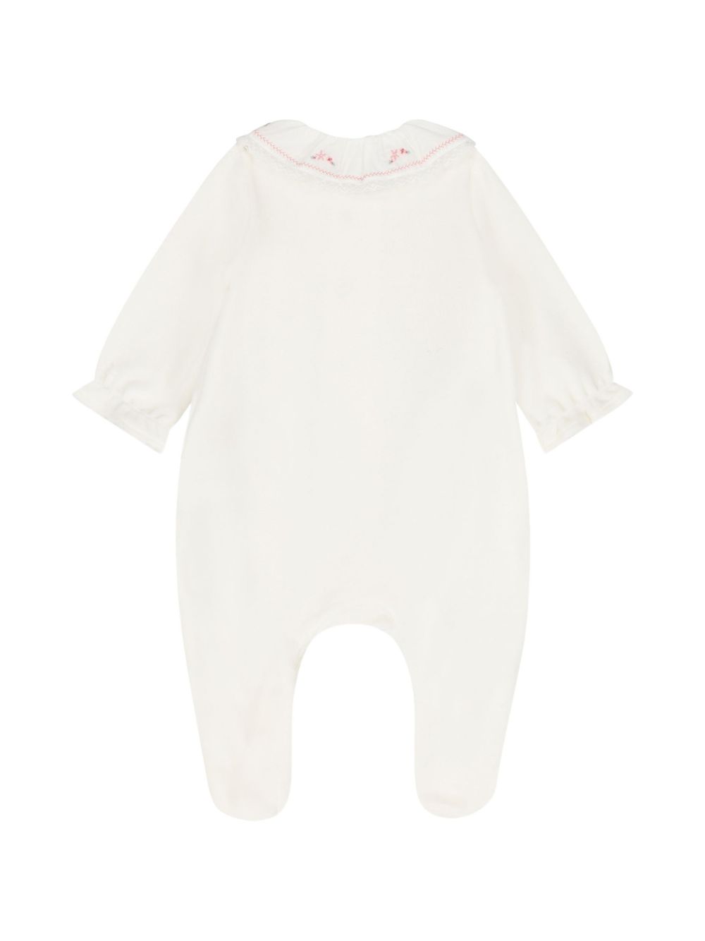 Tutina per neonata Tartine Et Chocolat Kids bianca con ricamo a fiori CD54100 13 TArtine & Chocolat KIDS 