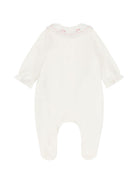 Tutina per neonata Tartine Et Chocolat Kids bianca con ricamo a fiori CD54100 13 TArtine & Chocolat KIDS 