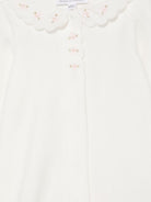 Tutina per neonata Tartine Et Chocolat Kids bianca con ricamo a fiori CD54110 13 TArtine & Chocolat KIDS 