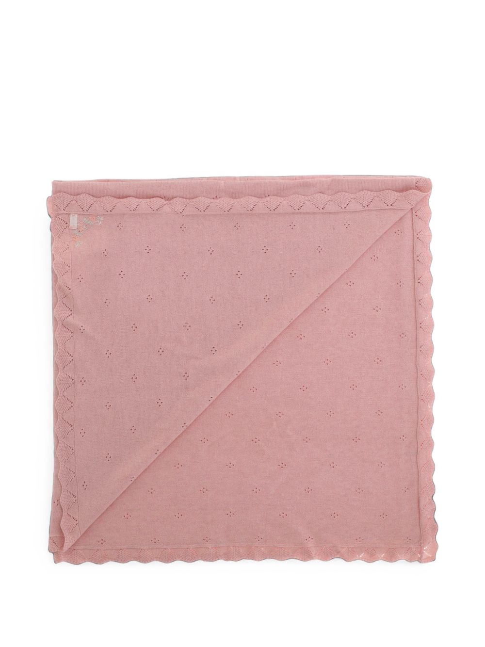 Coperta per neonata Tartine Et Chocolat Kids rosa con orlo a smerlo CD74000 32 TArtine & Chocolat KIDS 