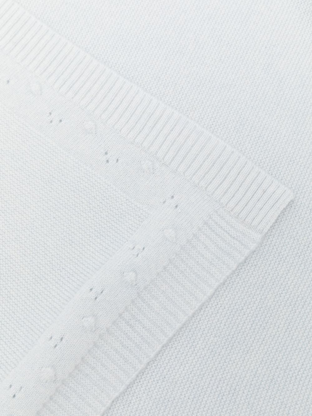 Coperta per neonato Tartine Et Chocolat Kids azzurra con lavorazione in pointelle CD74010 41 TArtine & Chocolat KIDS 